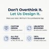 Logo Design Services Overview youask- Don't Overthink It. Let Us Design It. Custom logo design with unlimited revisions. -image